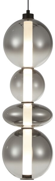 Lampadario LED a sospensione con filo DAPHNE LED/36W/230V grigio