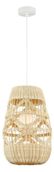 Lampadario a sospensione con filo ARONA 1xG9/9W/230V diametro 25 cm rattan