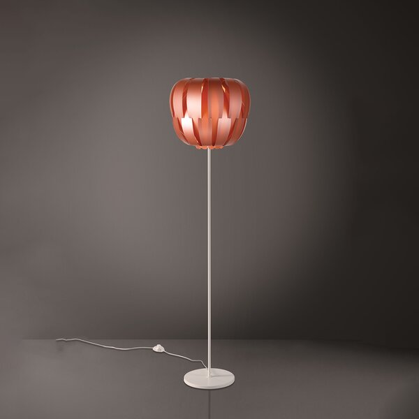 Piantana Moderna Queen Polilux ® Rame E Metallo 1 Luce E27