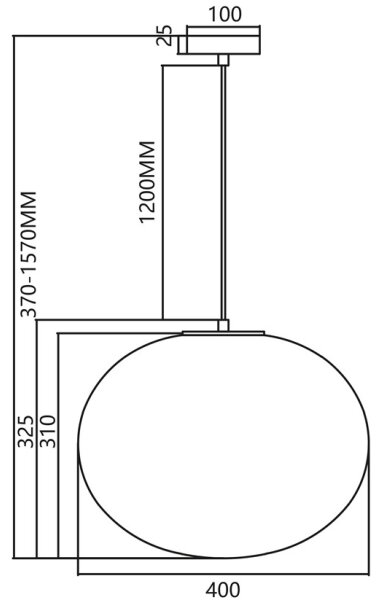 Lampadario a sospensione con filo CAMPANIA 1xE27/60W/230V oro