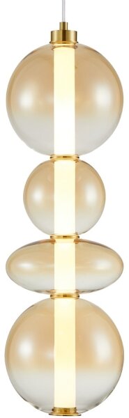 Lampadario LED a sospensione con filo DAPHNE LED/36W/230V oro