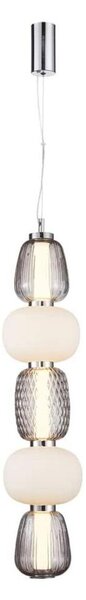 Lampadario LED a sospensione con filo CARO LED/40W/230V cromo