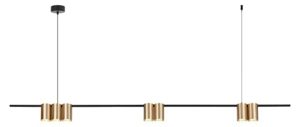 Lampadario a sospensione con filo GENESIS 7xGU10/8W/230V oro