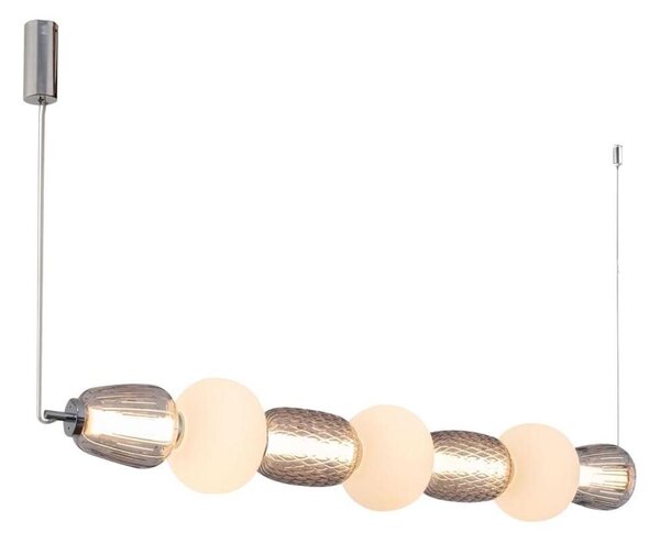 Lampadario LED a sospensione con filo CARO LED/42W/230V cromo