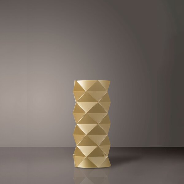 Lampada Da Scrivania-Ufficio Moderna Prisma Polilux ® New Gold 1 Luce E27