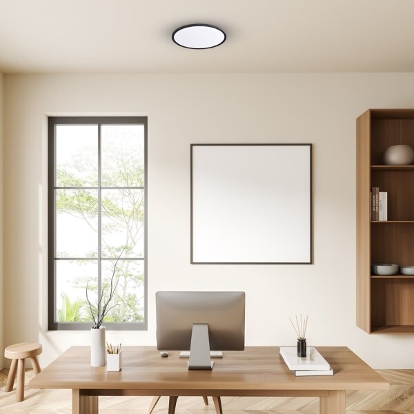 Plafoniera LED MAQ 32W 230V 3000/4000/6500K IP40 nera