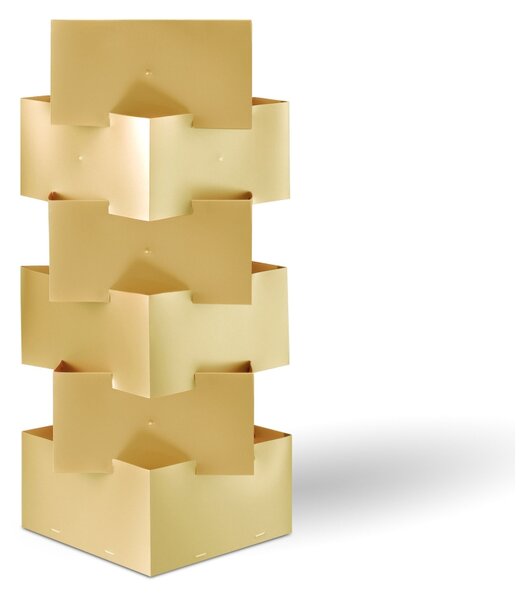 Lampada Da Scrivania-Ufficio Moderna Building Polilux ® New Gold 1 Luce E27