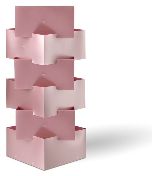 Lampada Da Scrivania-Ufficio Moderna Building Polilux ® Pink Metal 1 Luce E27