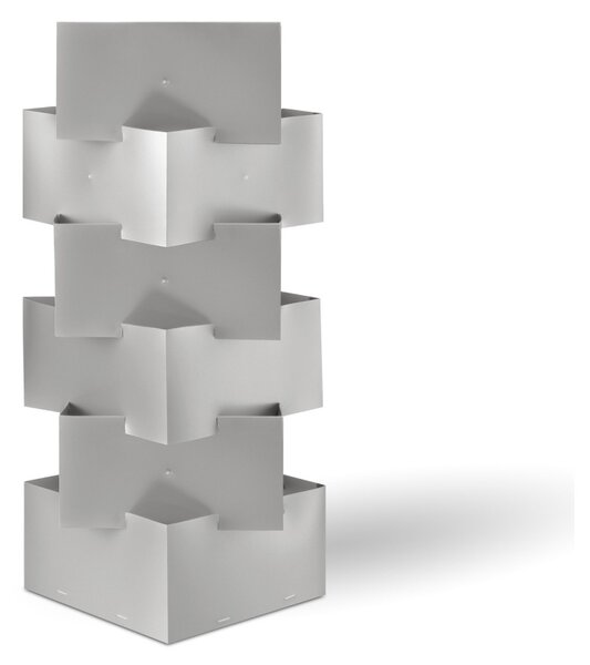 Lampada Da Scrivania-Ufficio Moderna Building Polilux ® Argento 1 Luce E27