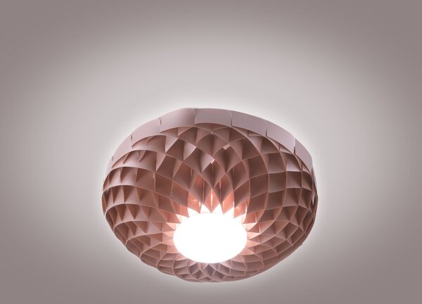 Applique Moderna Dalia Polilux ® Pink Metal 7 Luci Gx53 6,5W 3000K