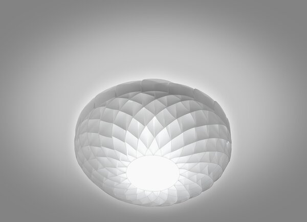 Applique Moderna Dalia Polilux ® Bianco 1 Luce Led Integrato 20W 3000K