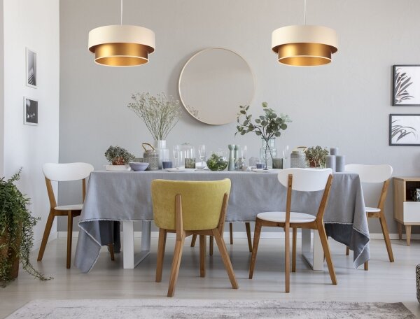 Lampadario a sospensione con filo DUO 1xE27/60W/230V