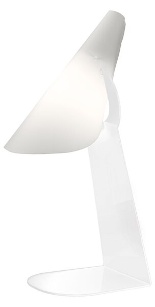 Lampada Da Scrivania Moderna Calle Polilux ® Satinato E Metallo 1 Luce E14