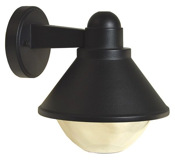 Applique da esterno ELGIN 1xE27/60W/230V IP44 nero