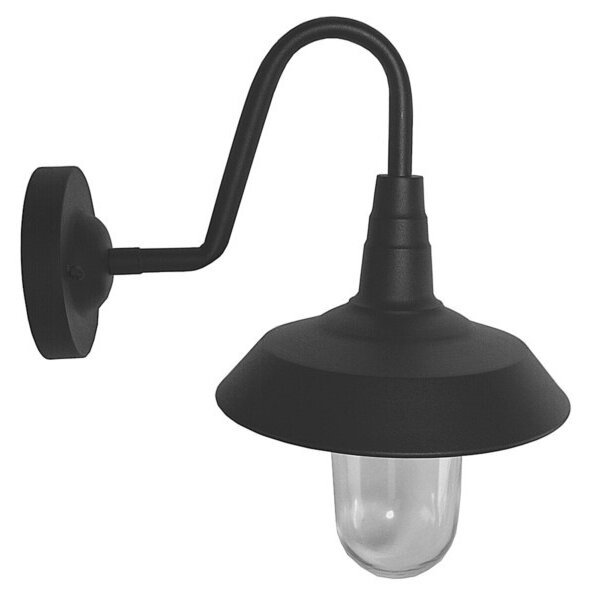 Applique da esterno NILDA 1xE27/60W/230V IP44 nero
