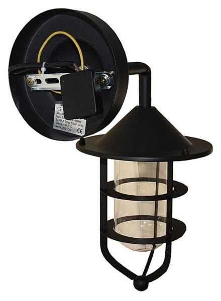 Applique da esterno TAMA 1xE27/60W/230V IP44 nero