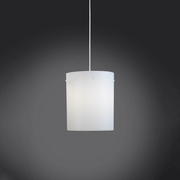 Sospensione Moderna Decolight Polilux ® Bianco 1 Luce E27 D27Cm