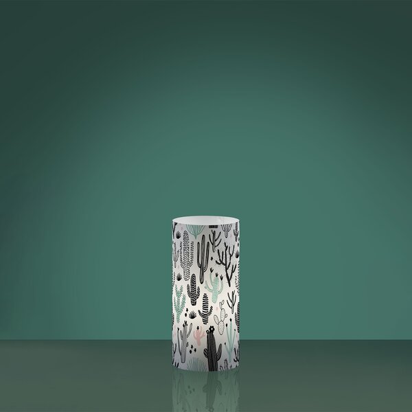 Lampada Da Scrivania Moderna Decolight Polilux ® Grafica Cactus 1 Luce E27
