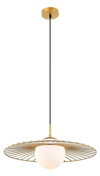 ITALUX MDM-4003/1 GD - Lampadario a sospensione con filo SALLY 1xE27/40W/230V oro