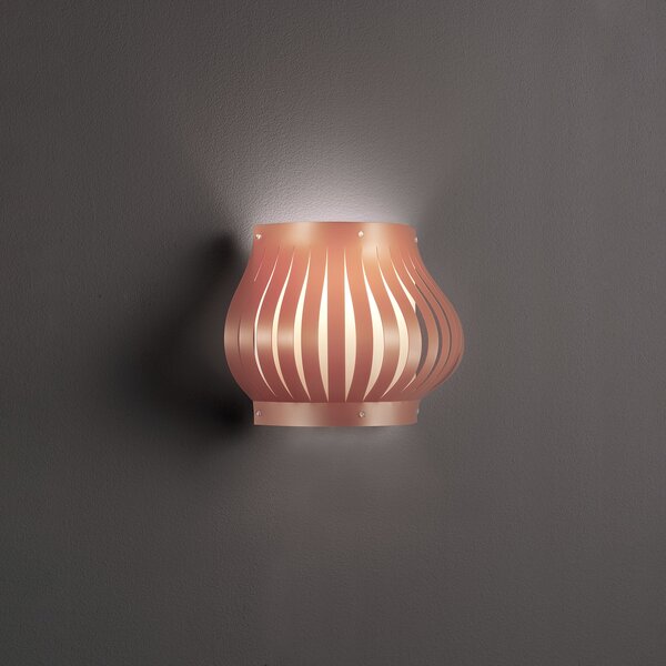 Applique Moderna Helios Polilux ® Rame 1 Luce E27 H25Cm