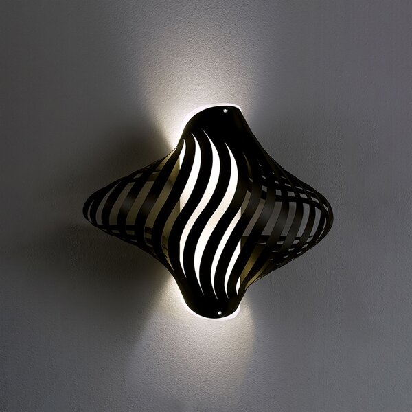 Applique Moderna Helios Polilux ® Nero 1 Luce E27