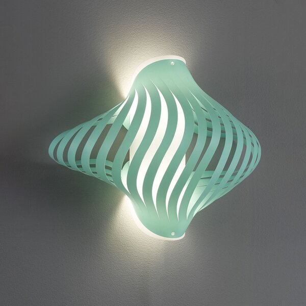 Applique Moderna Helios Polilux ® Verde Pastello 1 Luce E27