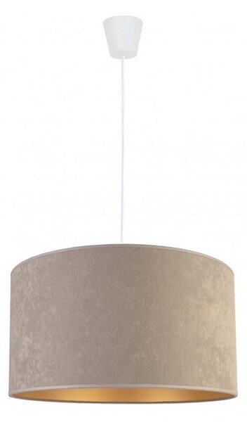 Duolla - Lampadario a sospensione con filo ROLLER 1xE27/40W/230V diametro 40 cm grigio
