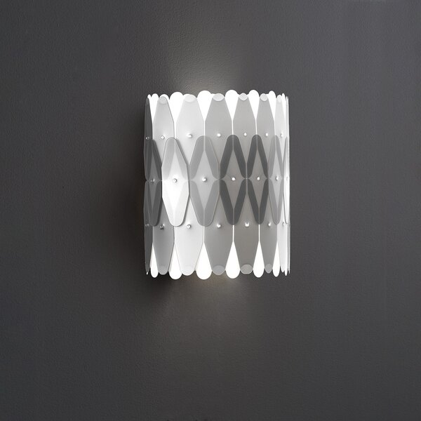 Applique Moderna Amanda Polilux ® Argento 1 Luce E27