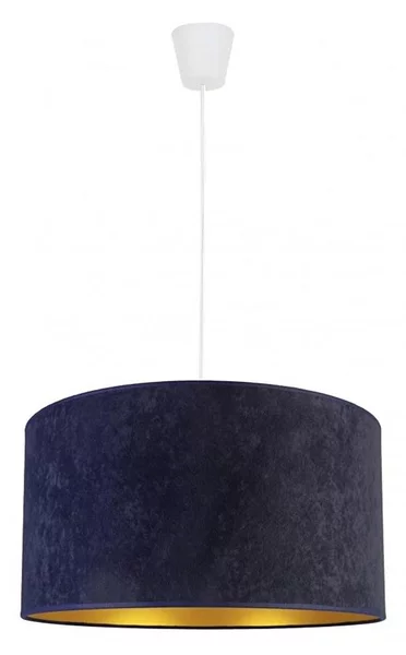 Duolla - Lampadario a sospensione con filo ROLLER 1xE27/40W/230V diametro 40 cm blu