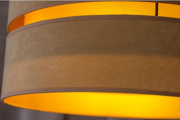 Duolla - Lampadario a sospensione con filo DUO 1xE27/15W/230V diametro 40 cm beige
