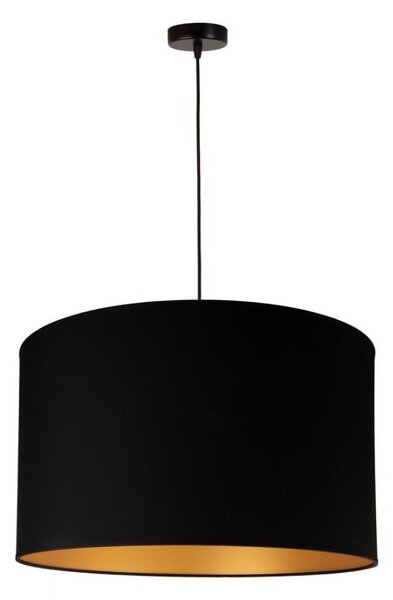 Duolla - Lampadario a sospensione con filo ROLLER 1xE27/40W/230V diametro 45 cm nero