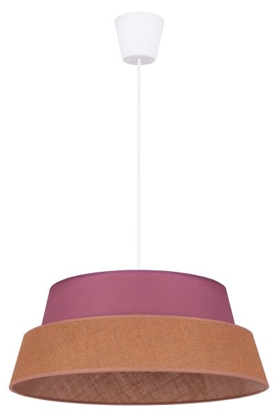 Duolla - Lampadario a sospensione con filo GALAXY 1xE27/40W/230V diametro 50 cm rosa