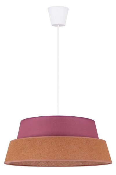 Duolla - Lampadario a sospensione con filo GALAXY 1xE27/40W/230V diametro 50 cm rosa