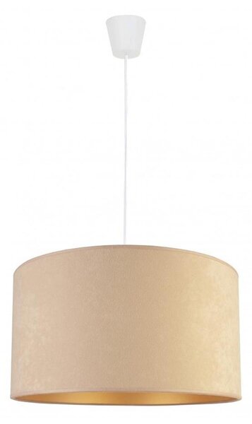 Duolla - Lampadario a sospensione con filo ROLLER 1xE27/40W/230V diametro 40 cm beige