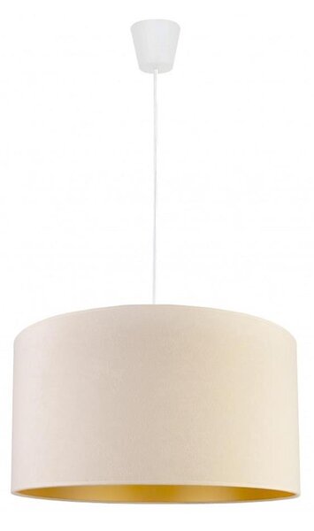 Duolla - Lampadario a sospensione con filo ROLLER 1xE27/40W/230V diametro 40 cm color crema
