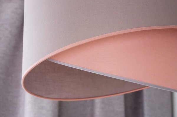 Duolla - Lampadario a sospensione con filo CELLO 1xE27/40W/230V diametro 45 cm rosa
