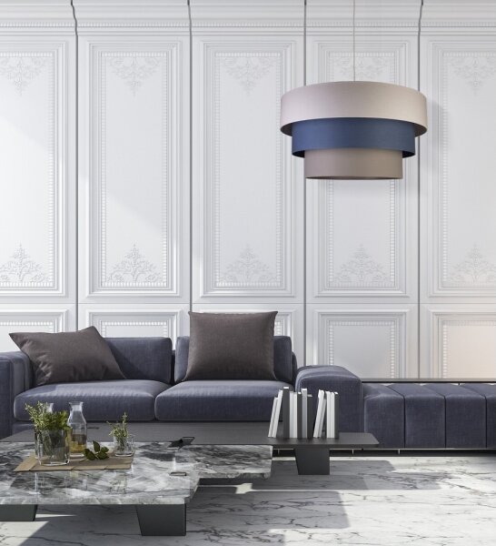 Duolla - Lampadario a sospensione con filo LUNETA 1xE27/40W/230V diametro 45 cm