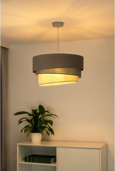Duolla - Lampadario a sospensione con filo TRIO 1xE27/40W/230V diametro 45 cm