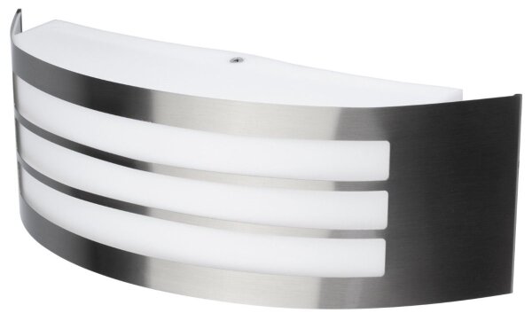 Applique da esterno 1xE27/14W/230V IP44 cromo opaco