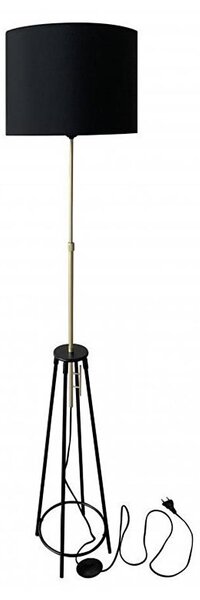 Lampada con piedistallo TEGOLA 1xE27/60W/230V nero/oro