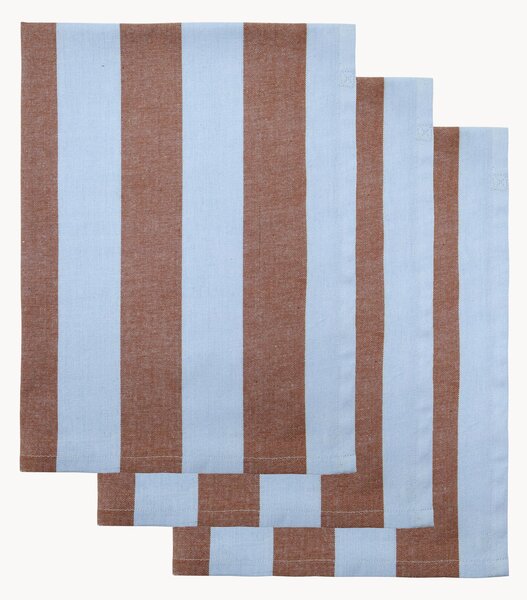Set di 3 strofinacci in cotone Cook