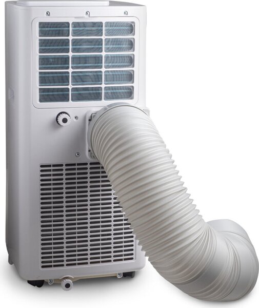 INNOLIVING Condizionatore Portatile 7000 Btu /h Climatizzatore Classe A Funzione Deumidificazione con Tubo Timer Termostato Regolabile e Ruote colo