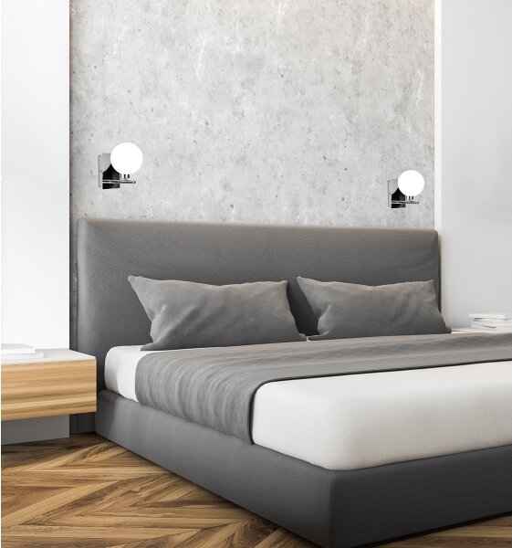 Applique RAISA 1xG9/40W/230V cromo lucido