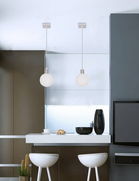 Lampadario su corda ODEN 1xG9/40W/230V d. 12 cm