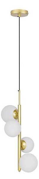 Lampadario a sospensione con filo CORDEL 4xG9/20W/230V oro