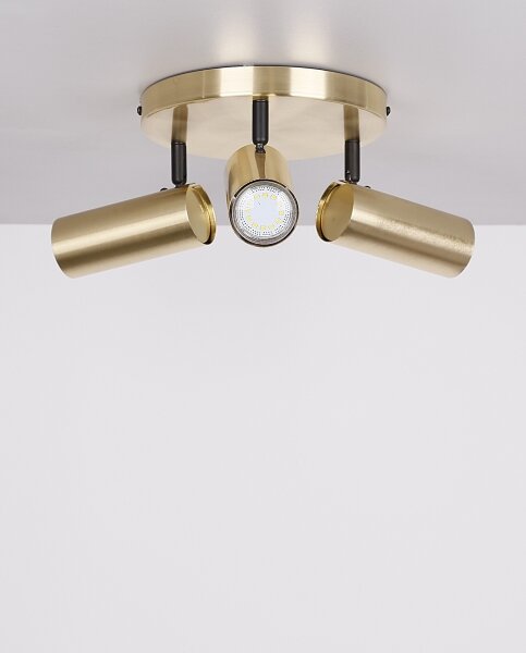 Faretto COLLY 3xGU10/15W/230V oro