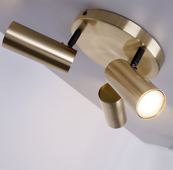 Faretto COLLY 3xGU10/15W/230V oro