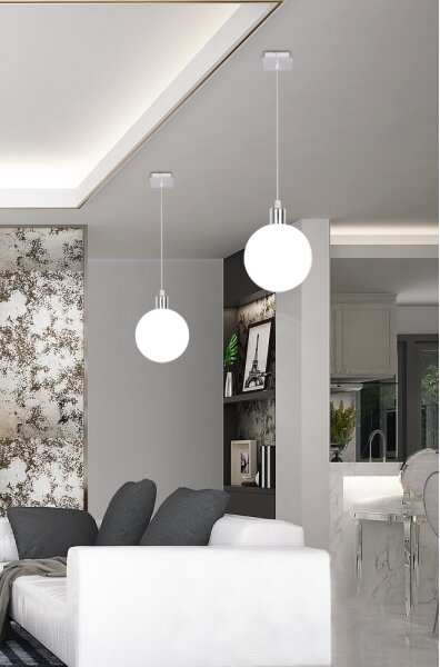 Lampadario su corda ODEN 1xG9/40W/230V d. 15 cm