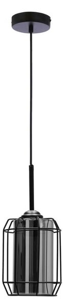 Lampadario a sospensione con filo JONERA 1xE27/40W/230V nero