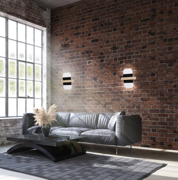 Applique a LED APRIL LED/6W/230V bianco/nero